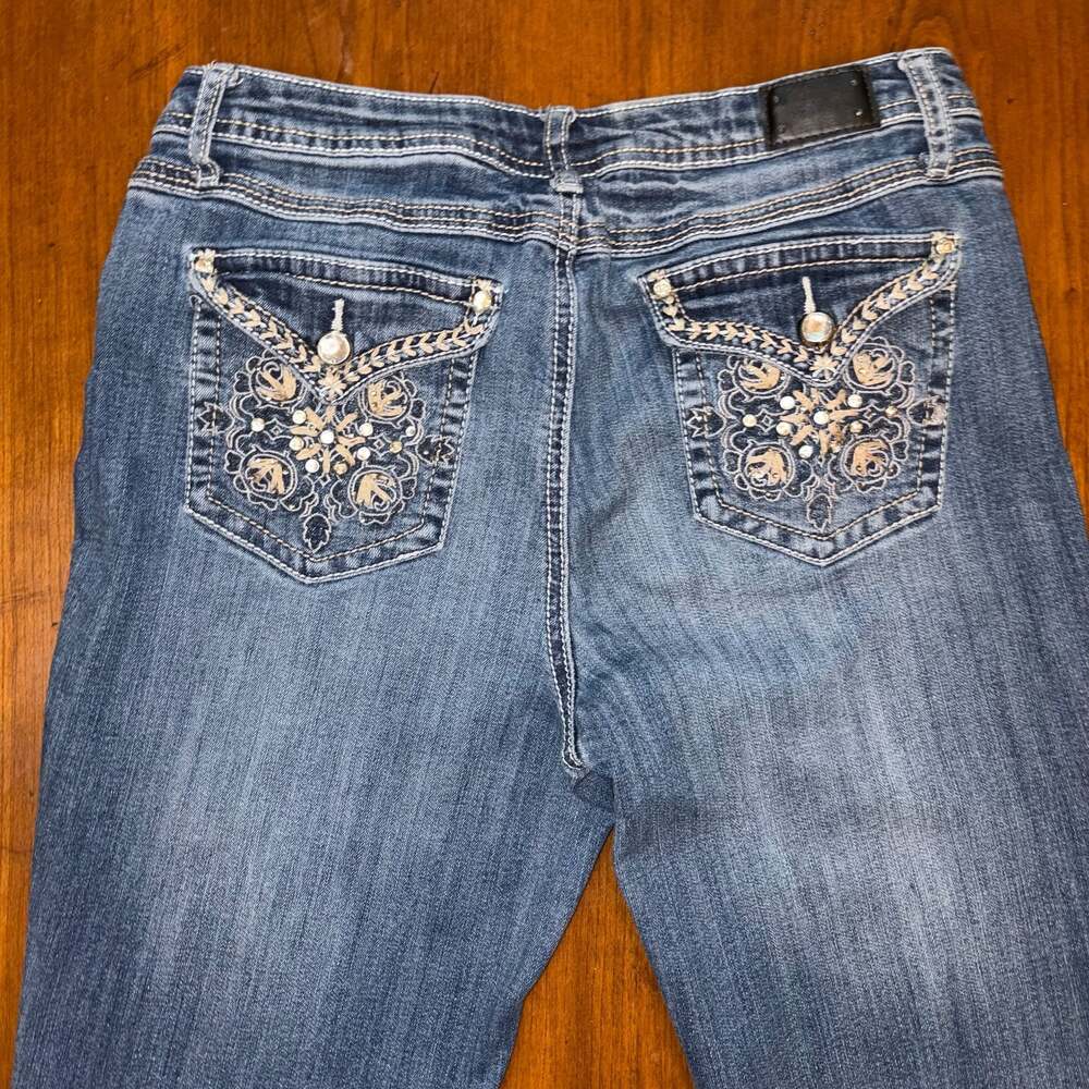 Earl Jeans Bootcut Embellished Denim